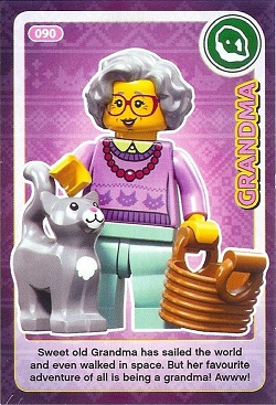 Create the World Trading Card #090 Grandma