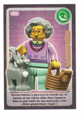 Create the World Trading Card #092 La Grand-Mère (French)
