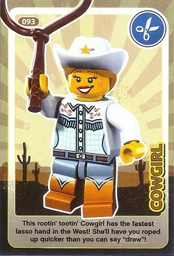 Create the World Trading Card #093 Cowgirl