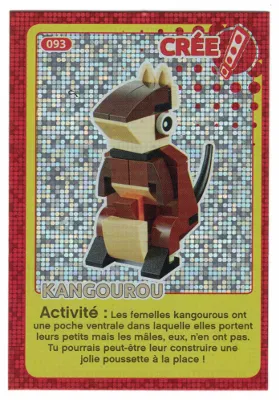 Create the World Trading Card #093 Create: Kangourou (French)