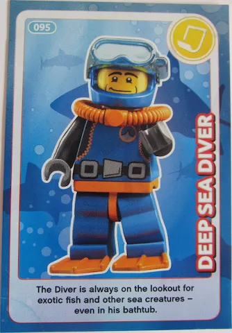 Create the World Trading Card #095 Deep Sea Diver