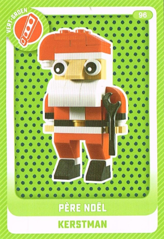 Create the World Trading Card #  96 Père Noël / Kerstman (Belgian)