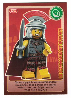 Create the World Trading Card #096 Le Commandant Romain (French)