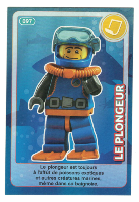 Create the World Trading Card #097 Le Plongeur (French)