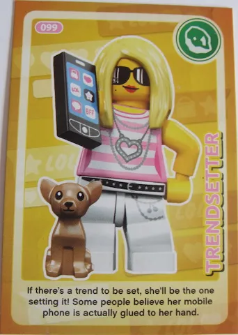 Create the World Trading Card #099 Trendsetter