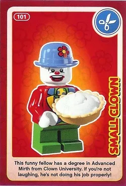 Create the World Trading Card #101 Small Clown