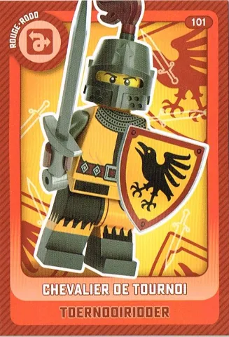 Create the World Trading Card # 101 Chevalier de Tournoi / Toernooiridder (Belgian)