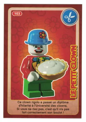 Create the World Trading Card #103 Le Petit Clown (French)
