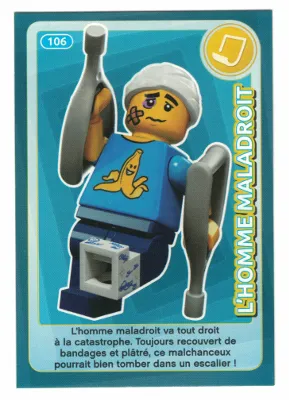 Create the World Trading Card #106 L'Homme Maladroit (French)