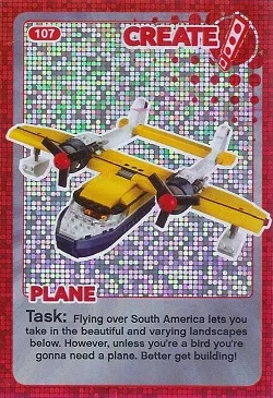 Create the World Trading Card #107 Create: Plane