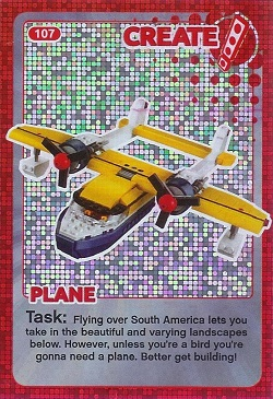 Create the World Trading Card #107 Create: Plane