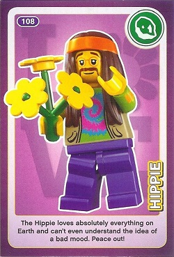 Create the World Trading Card #108 Hippie