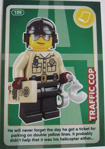Create the World Trading Card #109 Traffic Cop