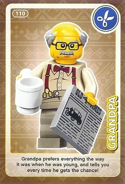 Create the World Trading Card #110 Grandpa