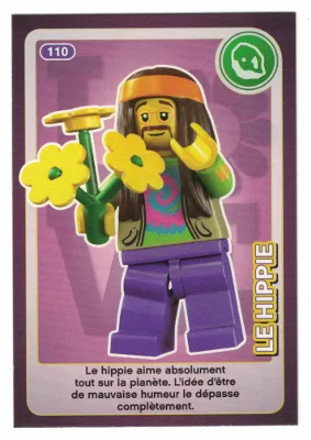 Create the World Trading Card #110 Le Hippie (French)