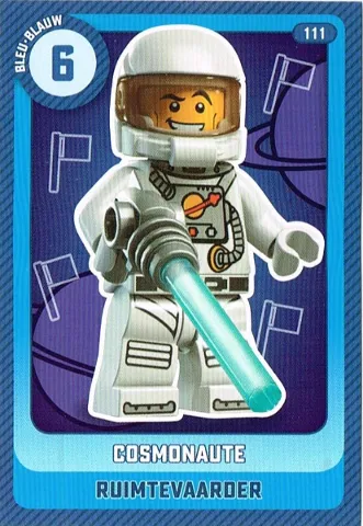 Create the World Trading Card # 111 Cosmonaute / Ruimtevaarder (Belgian)