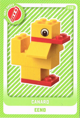 Create the World Trading Card # 112 Canard / Eend (Belgian)