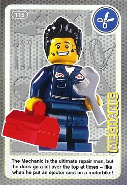 Create the World Trading Card #115 Mechanic