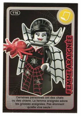 Create the World Trading Card #116 Femme Araignée (French)