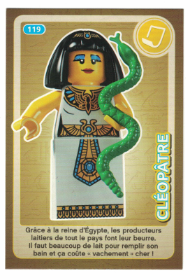 Create the World Trading Card #119 Cléopâtre (French)