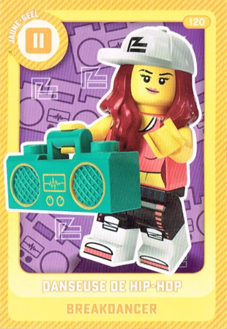 Create the World Trading Card # 120 Danseuse de Hip-Hop / Breakdancer (Belgian)