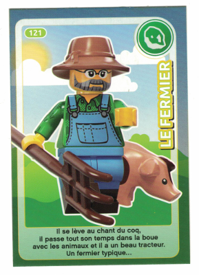 Create the World Trading Card #121 Le Fermier (French)