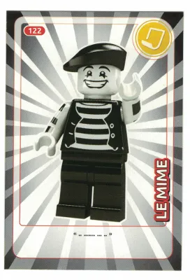 Create the World Trading Card #122 Le Mime (French)