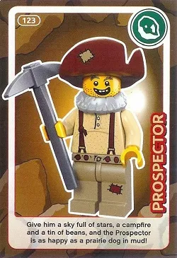Create the World Trading Card #123 Prospector