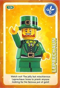 Create the World Trading Card #124 Leprechaun