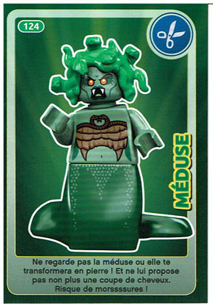 Create the World Trading Card #124 Méduse (French)
