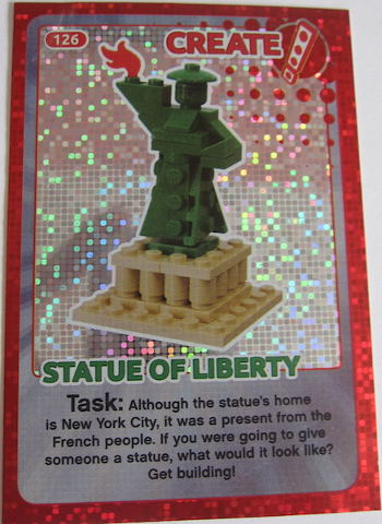 Create the World Trading Card #126 Create: Statue of Liberty