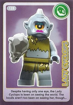 Create the World Trading Card #128 Lady Cyclops