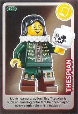 Create the World Trading Card #129 Thespian