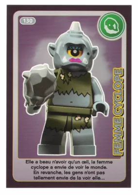 Create the World Trading Card #130 Femme Cyclope (French)