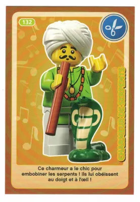 Create the World Trading Card #132 Charmeur De Serpents (French)