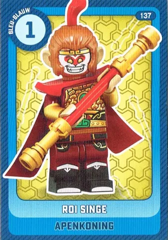 Create the World Trading Card # 137 Roi Singe / Apenkoning (Belgian)