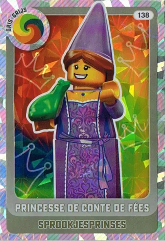 Create the World Trading Card # 138 Princesse de Conte de Fées / Sprookjesprinses (Belgian)