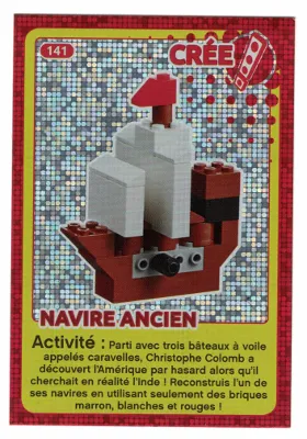 Create the World Trading Card #141 Create: Navire Ancien (French)