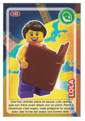 Create the World Trading Card #142 Lola (French)