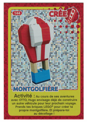 Create the World Trading Card #144 Create: Montgolfière (French)