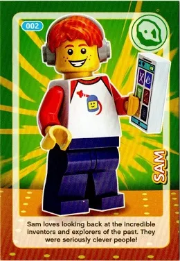 Create the World Incredible Inventions Trading Card #002 Sam
