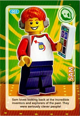 Create the World Incredible Inventions Trading Card #002 Sam