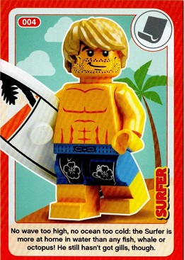 Create the World Incredible Inventions Trading Card #004 Surfer