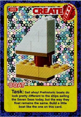 Create the World Incredible Inventions Trading Card #005 Create: Boat