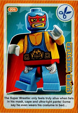 Create the World Incredible Inventions Trading Card #006 Super Wrestler