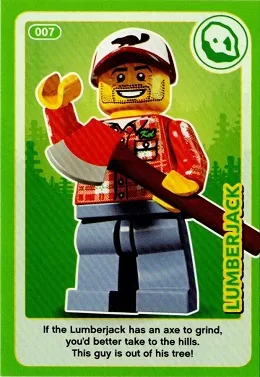 Create the World Incredible Inventions Trading Card #007 Lumberjack