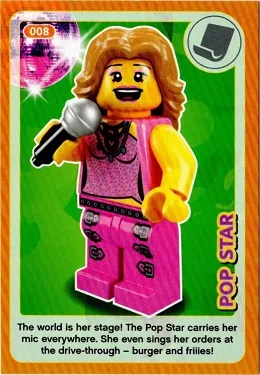 Create the World Incredible Inventions Trading Card #008 Pop Star