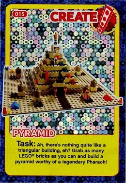 Create the World Incredible Inventions Trading Card #015 Create: Pyramid