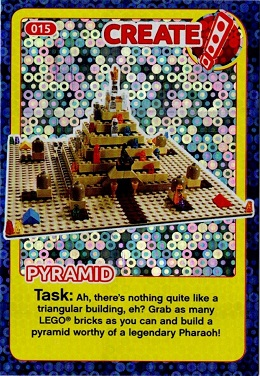 Create the World Incredible Inventions Trading Card #015 Create: Pyramid