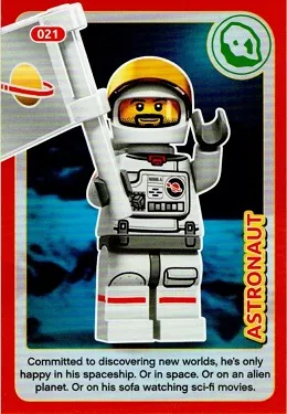 Create the World Incredible Inventions Trading Card #021 Astronaut